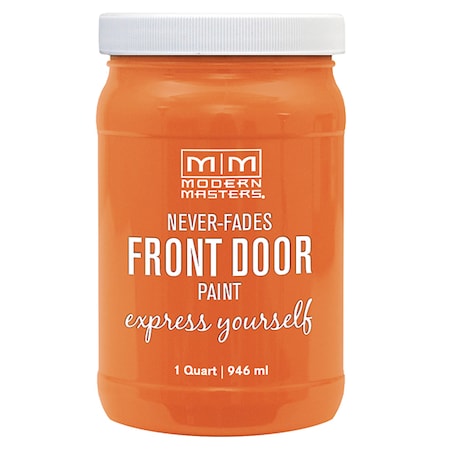 Modern Masters 1 Qt Energetic Front Door Paint Water-Based Exterior Enamel 275272